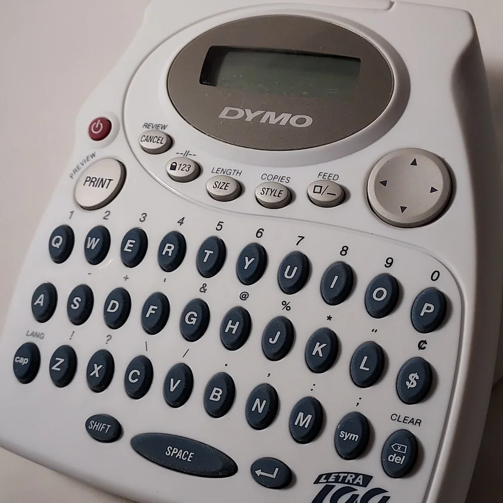 Vintage 2002 Dymo Electronic Label Maker Letra Tag QX50